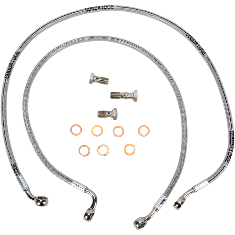 GOODRIDGE 2009-15 YZF-1R FRONT BRAKE LINE KIT YA2881-2FC