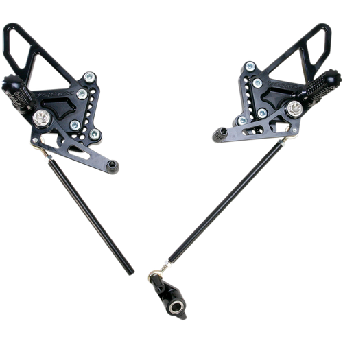 VORTEX DUCATI 1098/848 REAR SETS BLACK VORTEX RS198K