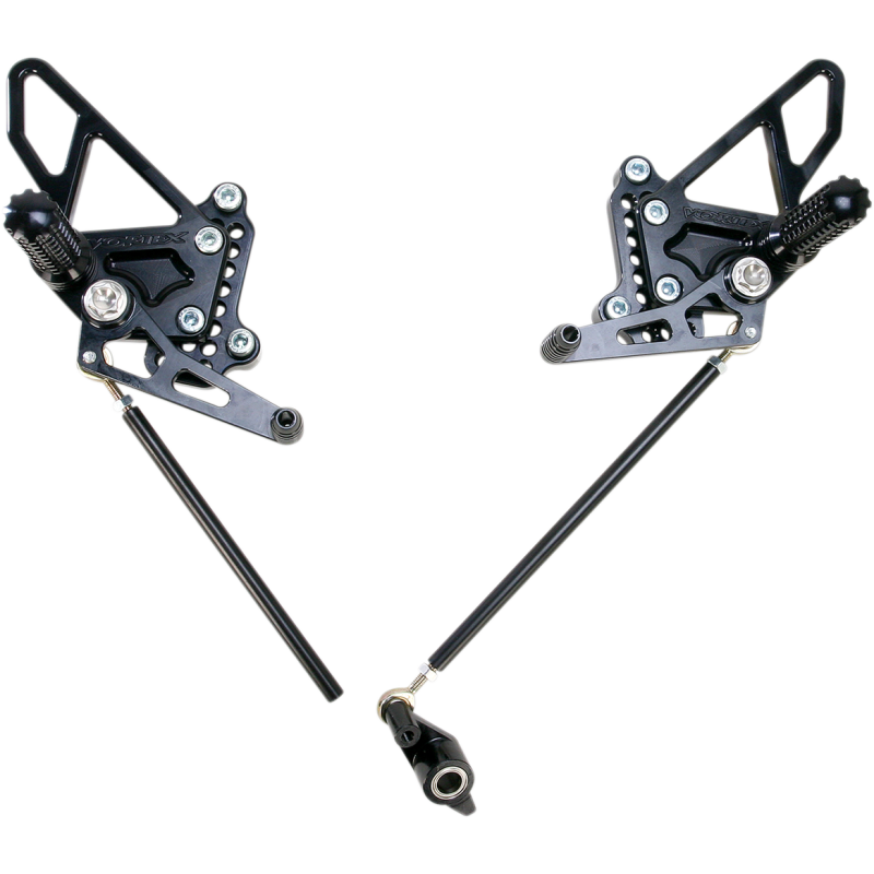 VORTEX DUCATI 1098/848 REAR SETS BLACK VORTEX RS198K