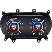 Load image into Gallery viewer, CUSTOM DYNAMICS HEADLIGHTS PGDBLX LED BLK PG-RG-B