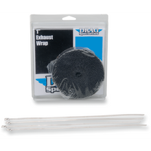 Load image into Gallery viewer, DRAG SPECIALTIES EXHAUST HEAT WRAP KIT 1&quot; BLACK 526-2002