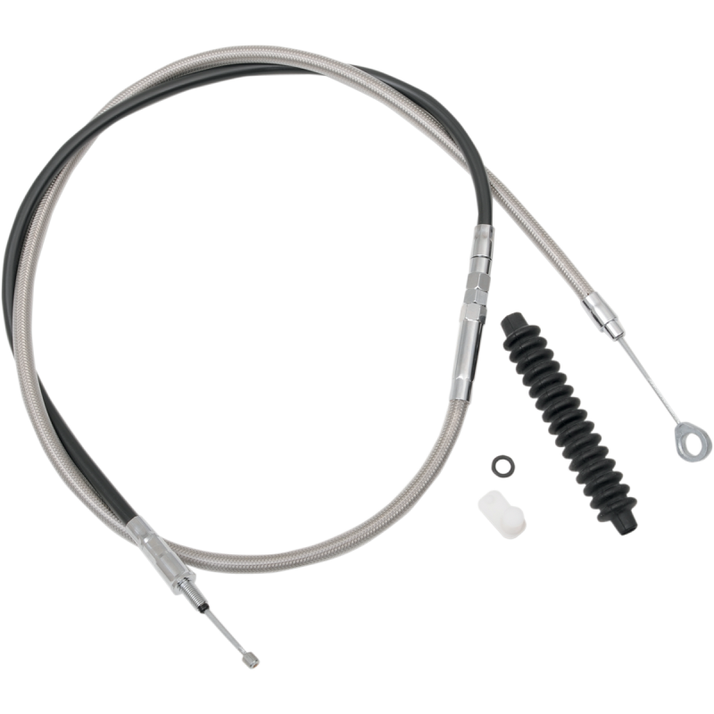 DRAG SPECIALTIES S/STEEL 72-11/16 HE CLUTCH CABLE 5322307HE