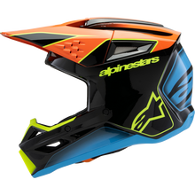 Load image into Gallery viewer, ALPINESTARS HELMET SM3 YTH FRAY B/O/Y M ECE06 8301725-1455-YM