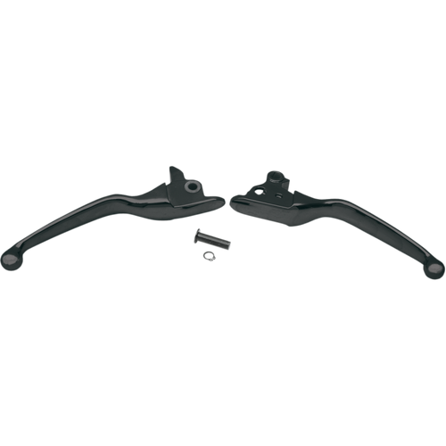 DRAG SPECIALTIES 08-13 FLHT WIDE LEVER SET BLACK (PR) 0610-0188