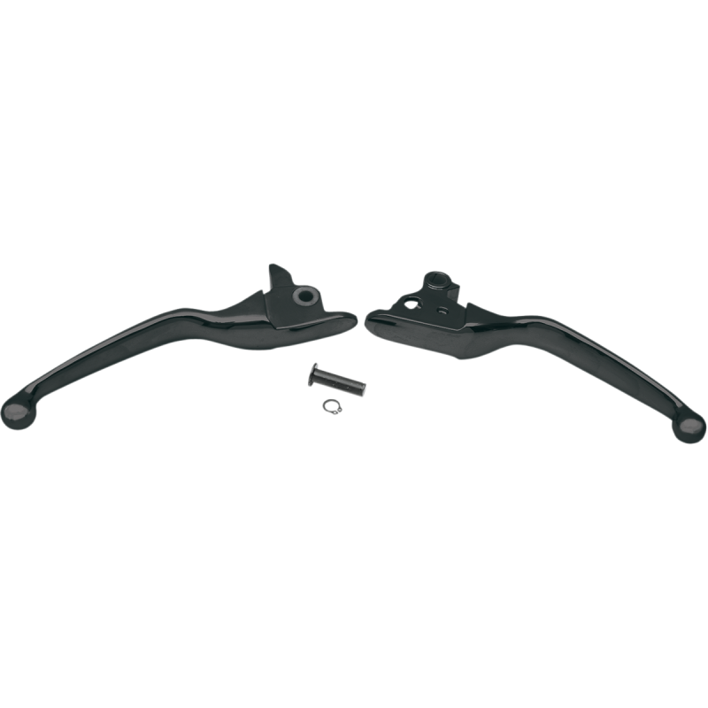 DRAG SPECIALTIES 08-13 FLHT WIDE LEVER SET BLACK (PR) 0610-0188
