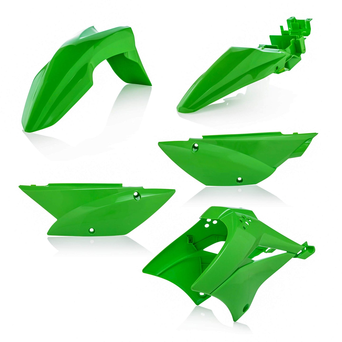 Acerbis - 10+ Kawasaki KLX110/110L Plastic Kit - Green (2780500006)