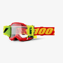 Load image into Gallery viewer, 100% ACCURI 2 FORECAST GOGGLE RED - CLEAR LENS 50017-00012