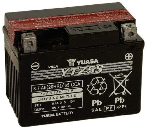 YUASA YTZ5S-BS  W/ACID PACK YUAM62TZ5