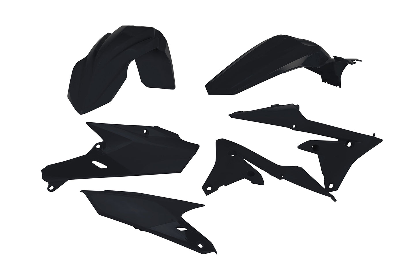 Acerbis - 14-18 Yamaha YZ250F/ YZ450F Plastic Kit - Black (2374180001)