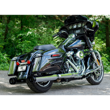 Load image into Gallery viewer, S&amp;S CYCLE 17-19 4.5&quot; MK45 FLHT CHR/BLK MUFF W THRUST E CAP 550-0664