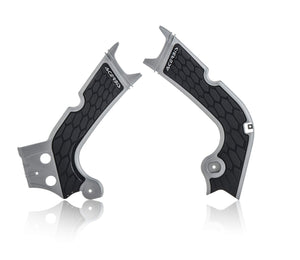 Acerbis - 17-19 Honda CRF250R/ CRF250RX/CRF450R/ CRF450RX Frame Guard X Grip - Silver/Black (2630711015)