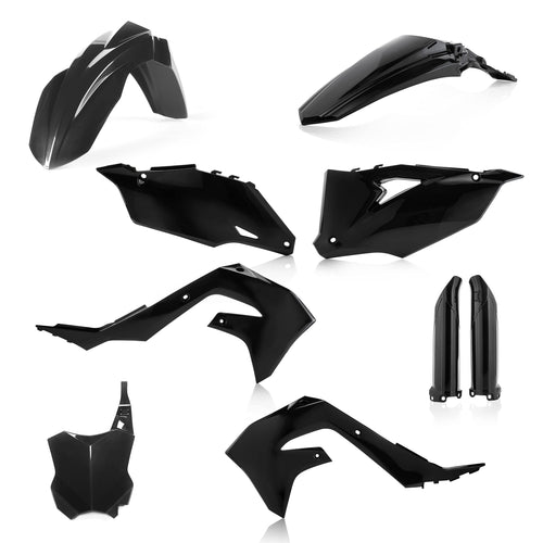 Acerbis - 21+ Kawasaki KX250 KX250X/19-23 KX450 Full Plastic Kit - Black (2736290001)
