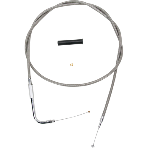 DRAG SPECIALTIES S/STEEL THROTTLE CABLE 5332156B