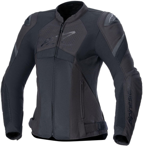Alpinestars Women Stella T-GP Plus R V4 Airflow Jacket, Black/Black, X-Large