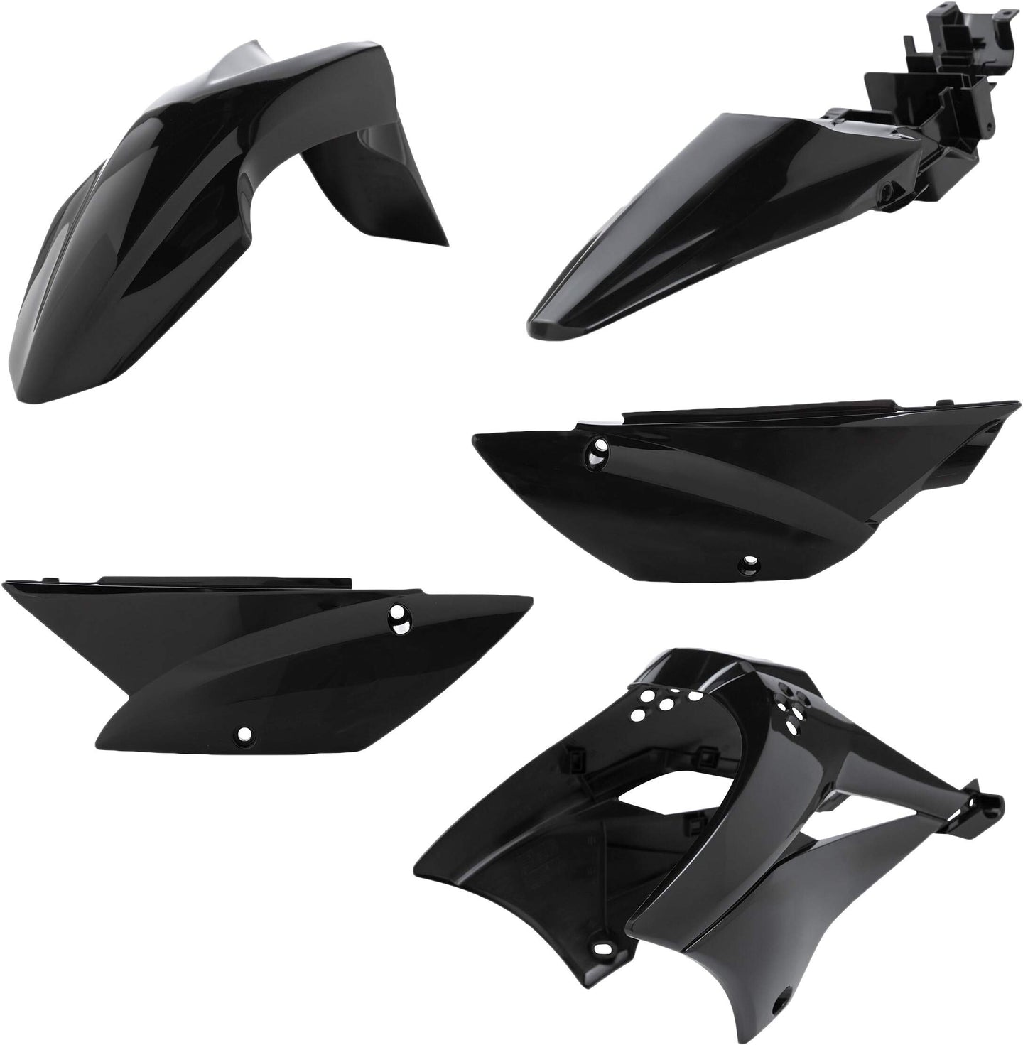 Acerbis - 10+ Kawasaki KLX110/110L Plastic Kit - Black (2780500001)