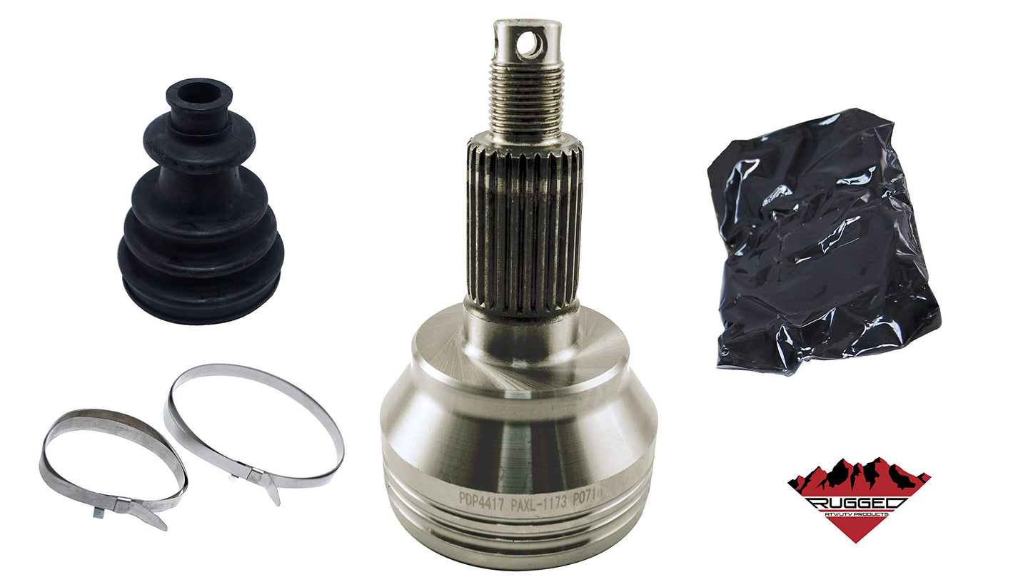 Rear Left/Right Outbound Rugged CV Joint Kit for Canam Outlander 330 (2004-05), Outlander 400 (2003-12), Outlander Max 400 (2006-12)