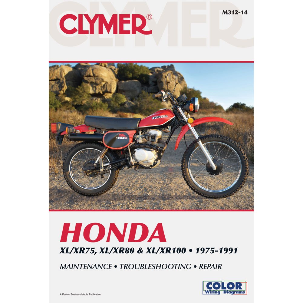 CLYMER 75-91 HONDA XL/XR75-100 MANUAL CM31214