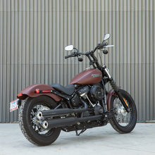 Load image into Gallery viewer, Biltwell | Tracker Handlebar | Black Electroplate | TBW with Insert | 1&quot; | Compatible With Cable Operated Throttles and Harley&#39;s Throttle-By-Wire Control Module