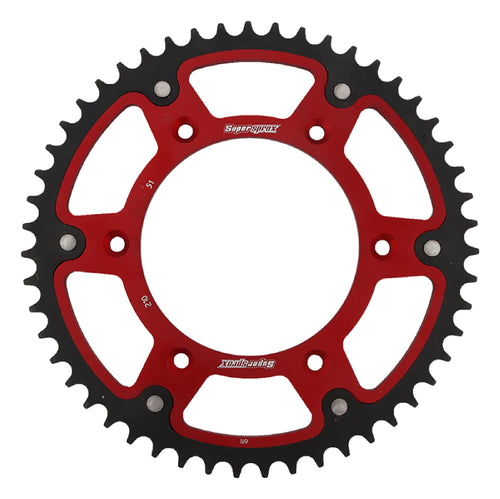 SUPERSPROX SPROCKET STEALTH 51T RED RST-210-51-RED