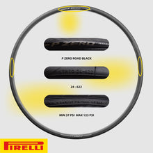 Load image into Gallery viewer, Pirelli P Zero Road 24-622 (700 x 24c) Bicycle Tires (Single) - Tube-Type Clincher Tires EVO Compound, TechBELT Carcass, Lightweight Design (1 Tire)