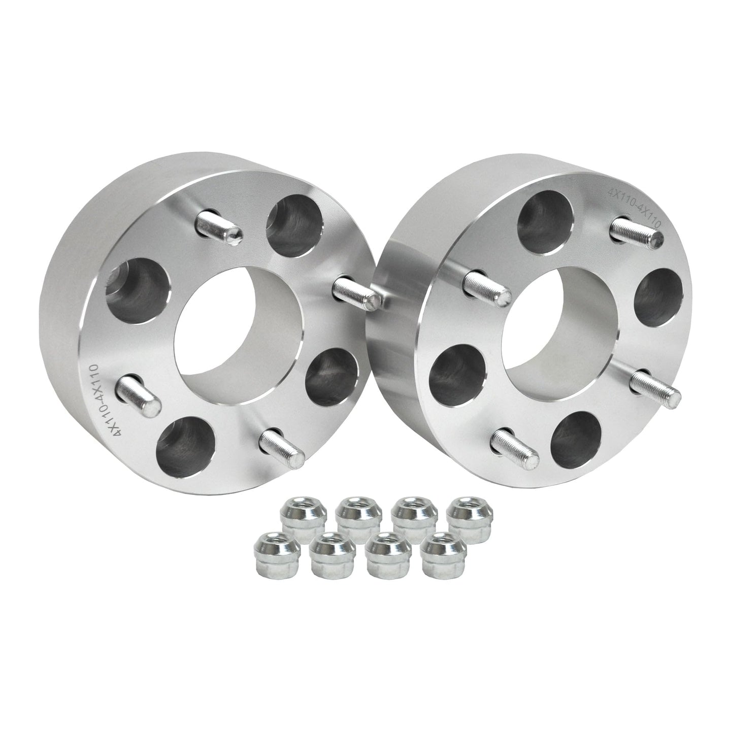 Rugged Front/Rear Wheel Spacer for Polaris/Bobcat, Sportsman/Ranger/RZR/Scrambler/3400, Aluminum Alloy, Tensile Studs, Bolt Pattern:4x137mm;Thread:M10x1.25;Thickness:2” (See Fitments in Description)