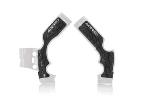 Acerbis - 14-23 KTM SX65/ 16-23 Husq TC65/ 21-23 GasGas MC65 Frame Guards- X-Grip - White/Black (2688760001)