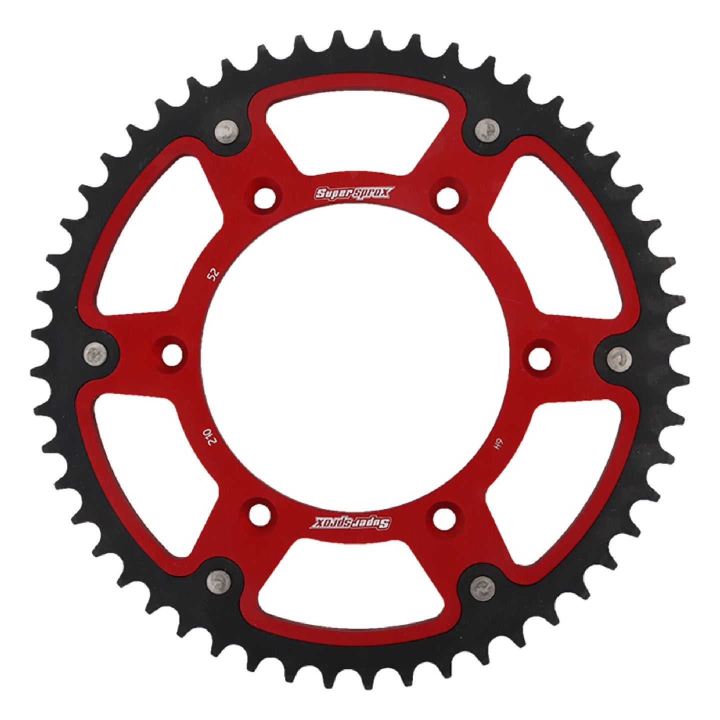 SUPERSPROX SPROCKET STEALTH 52T RED RST-210-52-RED