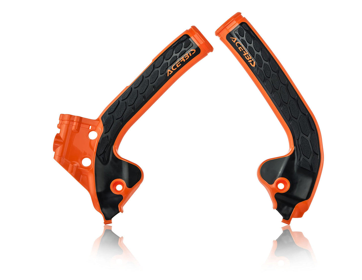 Acerbis - 18-24 Huqvarna TC85/ SX85/MC85 Frame Guard X Grip - 16 Orange/Black (2686045225)