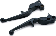 Load image into Gallery viewer, Kuryakyn 1845 Motorcycle Handlebar Accessory: Clutch and Brake Trigger Levers for 1996-2017 Harley-Davidson Motorcycles with Cable Clutch, Gloss Black, 1 Pair