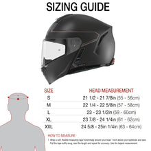 Load image into Gallery viewer, Sena Impulse DOT Flip Up Modular Bluetooth Helmet w/Sound by Harman Kardon Dual Visor Helmet with Integrated Mesh Intercom System / MP3 / Voice Dial (Matte Black, Small)