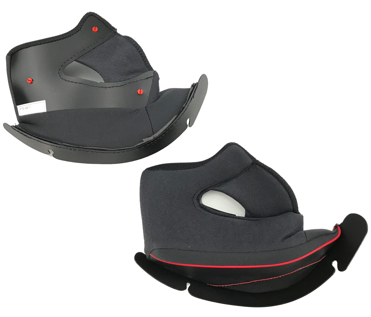 HJC F70 Helmet Cheek Pads Black MD/XL (35mm)