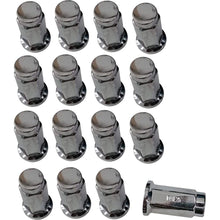 Load image into Gallery viewer, ITP Lug Nut Set (Chrome / 12x17mm / Flat Head) Compatible with 09-13 Kawasaki TERYX750