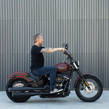 Load image into Gallery viewer, Biltwell | Tracker High Handlebar | Chrome Plated Finish | TBW with Insert | 1&quot; | Compatible With Cable Operated Throttles and Harley&#39;s Throttle-By-Wire Control Module