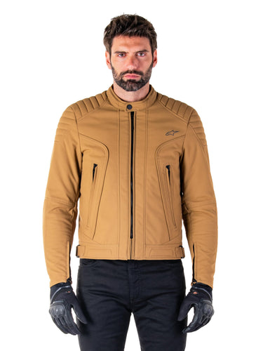 Alpinestars Clayton Waterproof Jacket, Urban Style, CE Certified, Lightweight Design, All-Weather Protection, Brown, Large