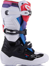 Load image into Gallery viewer, Alpinestars 2015017-289-6: Tech 7S Boots Wht/Blk/Rainbow Sz 6
