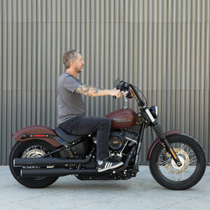 Biltwell | Apes Handlebar | Black Electroplate | TBW with Insert | 1" | Compatible With Cable Operated Throttles and Harley's Throttle-By-Wire Control Module
