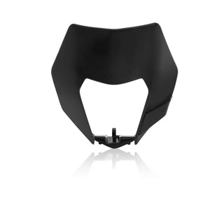 Acerbis - 14-16 KTM EXC350/500/ XC-W200-500/ XCF-W250/350 Headlight Mask - Black (2732070001)