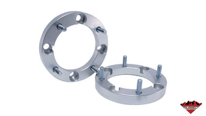 Rugged Front/Rear Wheel Spacer for (2014-20) Yamaha Wolverine/Viking/YXZ, Made of Aluminum Alloy, in Machine Pressed High Tensile Studs, for The Bolt Pattern:4x110mm;Thread:M12x1.25;Thickness:1.5”