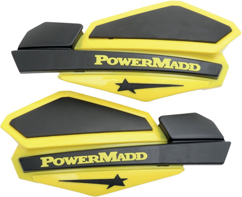 POWERMADD/COBRA HANDGUARDS SUZUKI YELLOW/BLACK 34206