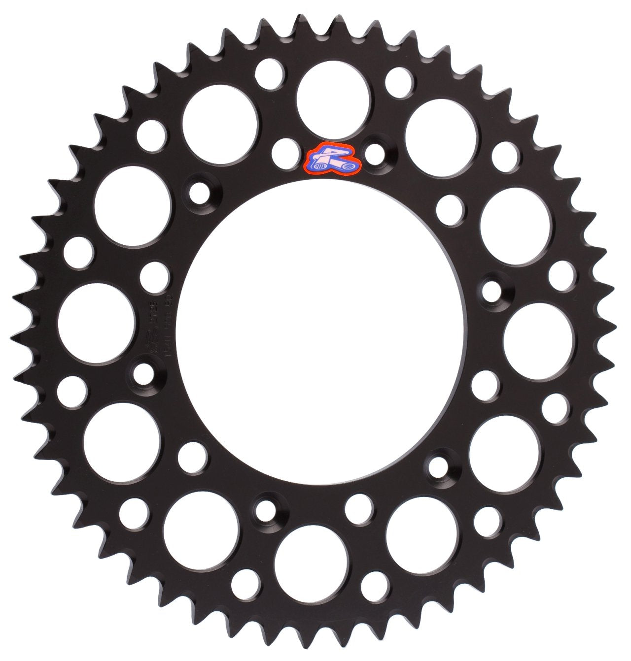 Renthal - 15-22 Yamaha WR 250F/ YZ 250F/FX/ 2005 YZ450F Rear Grooved Sprocket - Black 520-51P Teeth (150U-520-51GBBK)