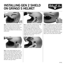 Load image into Gallery viewer, Biltwell | Gen 2 Baseplate Set (pair) Black | Replacements for Gen 2 Gringo S and Gen 2 Lane Splitter Motorcycle Helmet Shield