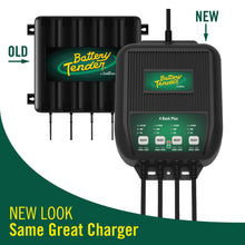 Load image into Gallery viewer, Battery Tender Plus 4 Bank Multibank Charger - 5 AMP (1.25 AMPs Per Bank) - Smart 12V Multi Battery Charger and Maintainer for Standard, AGM, and Lithium LiFePO4-021-0148-DL-WH