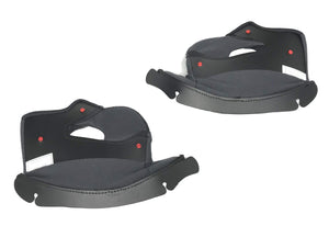 HJC i10 Helmet Cheek Pad Set Black 4XL (23mm)