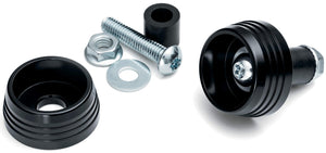 Kuryakyn 3804 Motorcycle Accent Accessory: Lodestar Front Axle Slider for 2013-20 BMW R 1200 and 1250, Black, 1 Pair