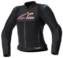 Load image into Gallery viewer, Alpinestars Stella SMX Air Womens Textile Motorcycle Jacket Black/Yellow/Pink LG, Black, Yellow, Pink