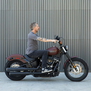 Biltwell | Chumps Handlebar | Chrome Plated Finish | TBW with Insert | 1" | Compatible With Cable Operated Throttles and Harley's Throttle-By-Wire Control Module