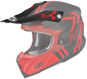 HJC i50 Hex Helmet Visor/Peak Red