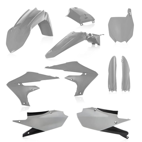 Acerbis - 18-23 Yamaha YZ250F/ YZ250FX/ YZ450F/ YZ450FX (Includes Tank Cover) Full Plastic Kit - Gray (2736350011)