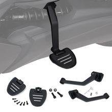 Load image into Gallery viewer, Show Chrome Adjustable Can-Am Ryker Commander Foot Boards - Satin Black, 4in x 4in Cast Aluminum with High-Density Rubber, Vibration Dampening, Easy Install, Fits 2019+ Models