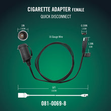 Load image into Gallery viewer, BATTERY TENDER FEMALE CIGARETTE PLUG ADAPTER 081-0069-8